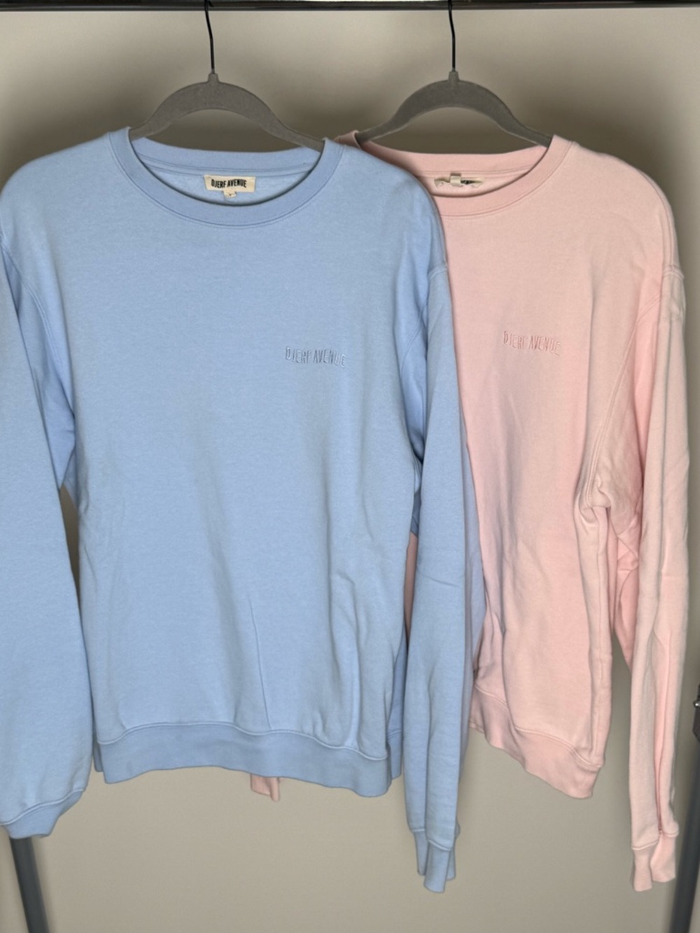 Djerf Avenue Pastel Pink Cozy Sweatshirt - Picture 5 of 5